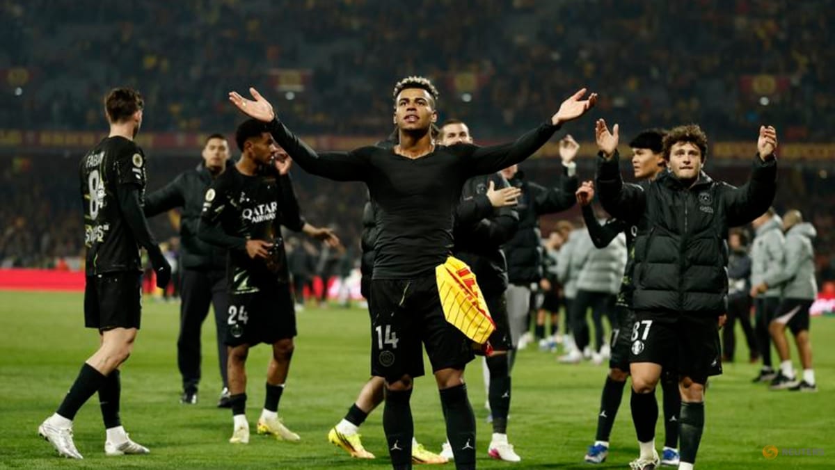 PSG crowned French champions again after win at second-placed Lens