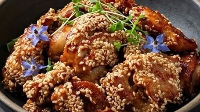 食谱：芝麻炸鸡腿块