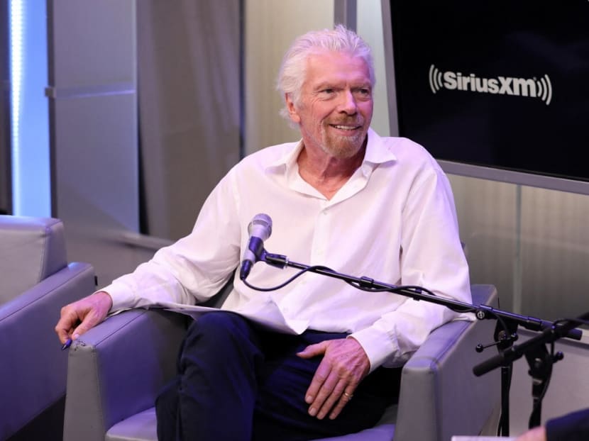 Sir Richard Branson attends SiriusXM's John Fugelsang Special Broadcast Of "Learning With Richard Branson" With Guest David Miliband at SiriusXM Studios on September 25, 2019 in New York City. Sir Richard Branson attends SiriusXM's John Fugelsang Special Broadcast Of "Learning With Richard Branson" With Guest David Miliband at SiriusXM Studios on September 25, 2019 in New York City.