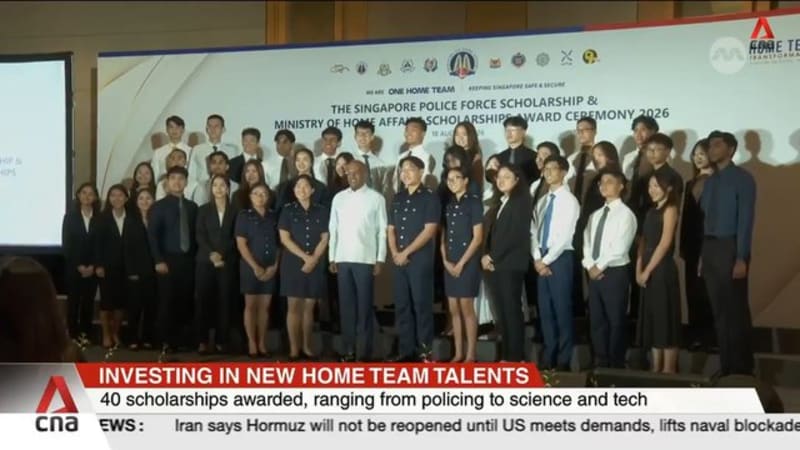 40 awarded Singapore Police Force, Ministry of Home Affairs scholarships