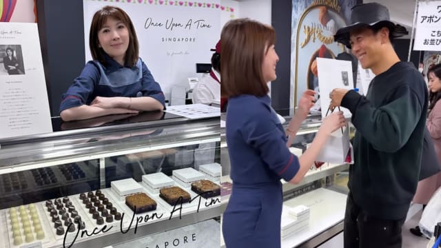 欧萱自创甜点日本大卖　戚玉武、白薇秀现身快闪店力挺