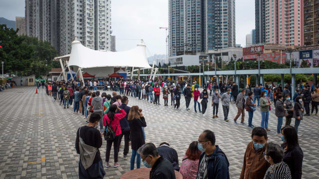 香港冠病单日新增病例连续五天超过4000起