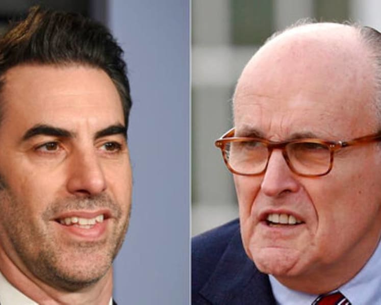 Trump lawyer Giuliani dismisses Borat hotel bedroom scene as 'complete fabrication'