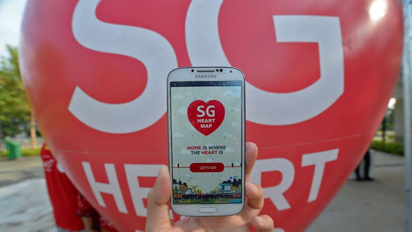 SG Heart Map on show at Marina Bay from Thursday