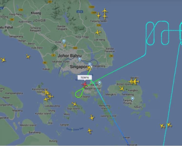 Scoot flight bound for Perth escorted back to Singapore due to bomb threat; passenger arrested