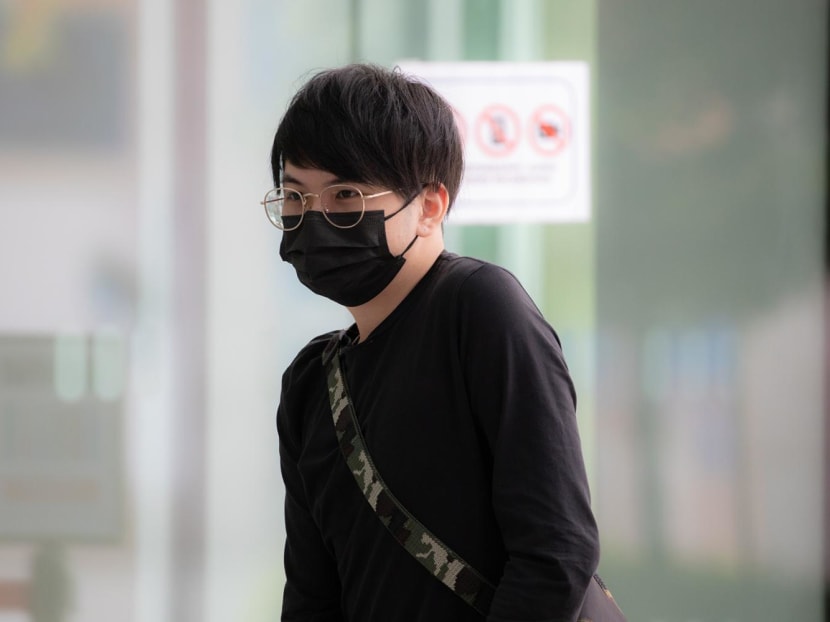 Cheah Chen Cay arriving at the State Courts on June 6, 2022.