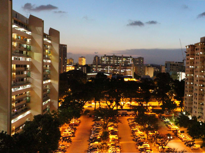 Sai Hua Kuan's installation documents the sunset and sunrise at two locations - Singapore and Yasuni National Park in Ecuador - which are situated at exactly the opposite ends of the equator. Photo: Sai Hua Kuan