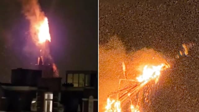 元旦凌晨发生大火 荷兰百年教堂恐无法挽救