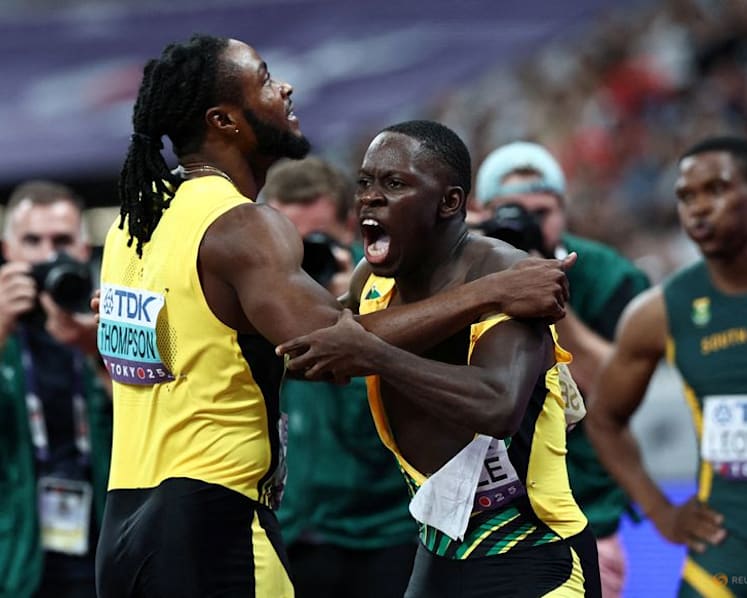 Seville delivers in style for world 100 metres gold