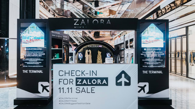 Zalora乌节路设快闪店　为年终购物季掀开序幕