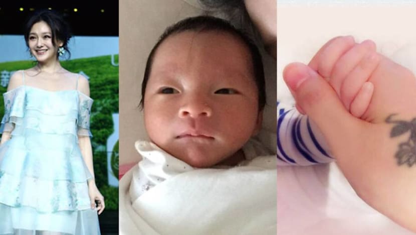 Barbie Hsu’s son celebrates his first month