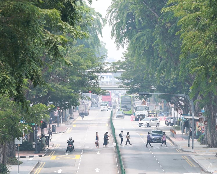 Air quality in parts of Singapore in unhealthy range