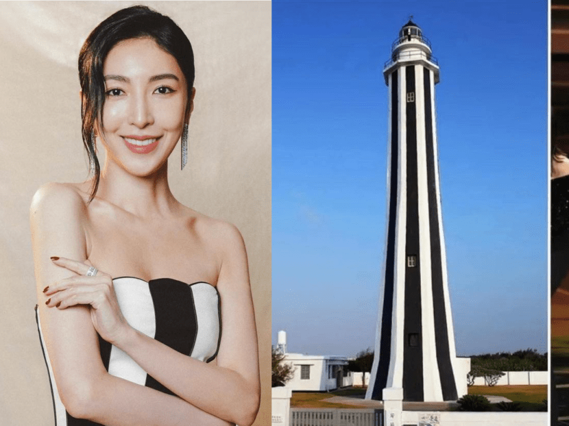 Taiwanese Actress Cheryl Yang Wore A Dress That Resembled Famous Taiwan Lighthouse To The Golden Bell Awards
