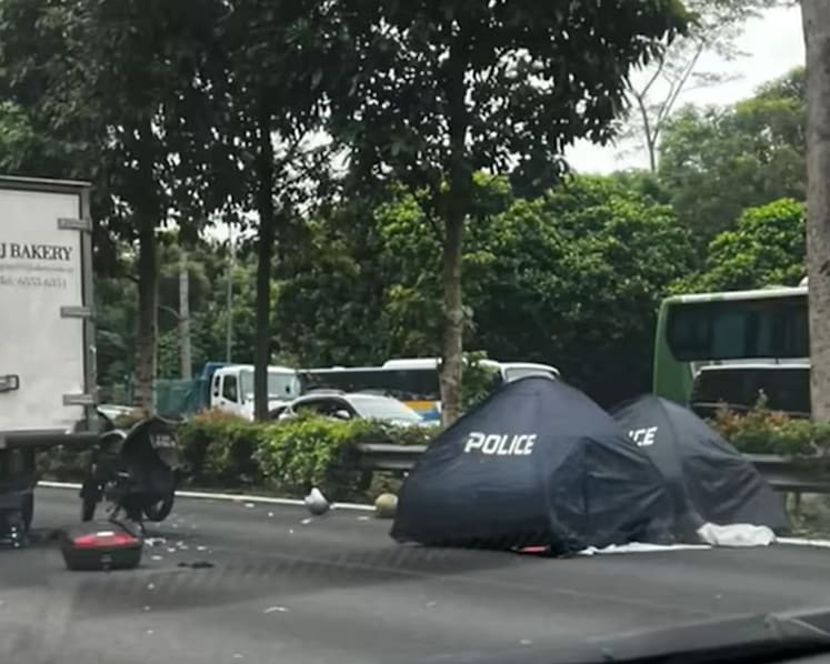 Motorcyclist, pillion rider killed in early morning BKE crash involving two lorries