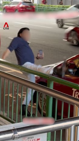 Man in Chinatown arrested after kicking taxi's side-view mirror, breaking it