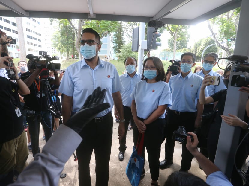 The Workers' Party team from Aljunied Group Representation Constituency received a winning 59.93 per cent of the vote.
