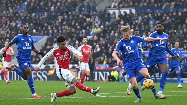 英超：阿申纳以2比0击败莱斯特