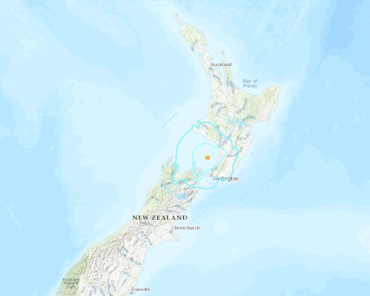 Strong earthquake felt in New Zealand capital