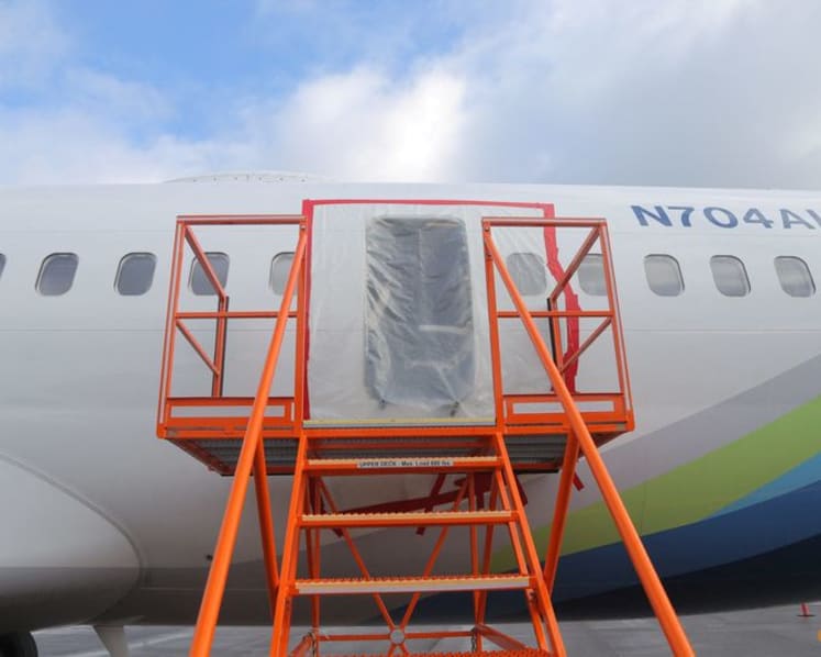 US officials investigating Boeing after part blew off jetliner 