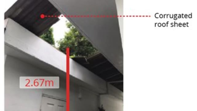 蹲私宅屋檐拍摄工作地点 工人摔落受伤入院