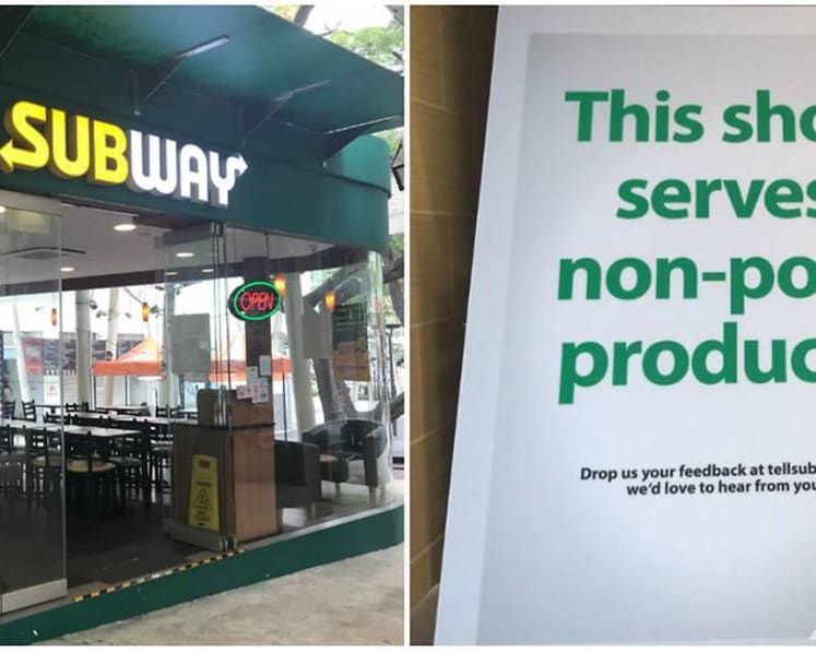 Subway Singapore officially certified halal