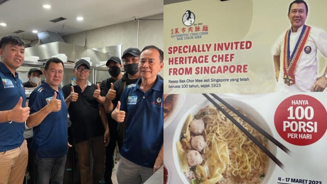 本地百年历史肉脞面档第三代传人 受邀印尼献艺 