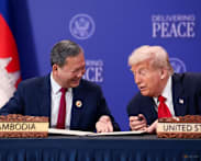 US lifts arms embargo on Cambodia after Trump oversees ceasefire deal