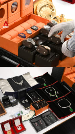 Seized luxury goods, gold bars from S$3b money laundering case handed over for liquidation