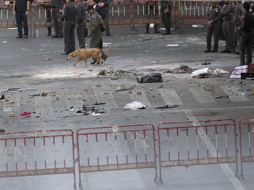 Bomb blast rocks major Bangkok intersection, casualties reported