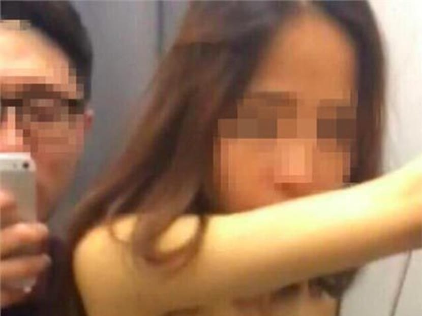 A screenshot of the couple.