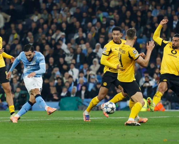 City's Haaland haunts former club Dortmund, Foden nets two in 4-1 win