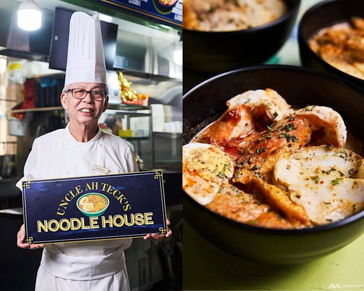 Former Hilton Hotel chef opens Uncle Ah Teck’s Noodle House selling laksa in Chinatown 