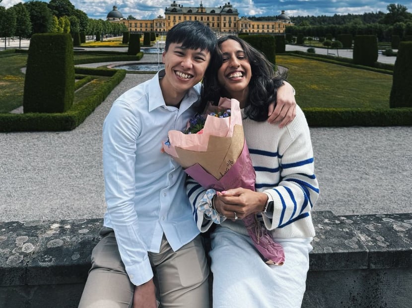 Shanti Pereira engaged to former national sprinter Tan Zong Yang