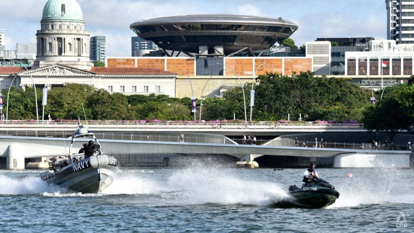 What to expect at NDP: High-speed navy boat chase, divers jumping off Chinook in Marina Bay What to expect at NDP: High-speed navy boat chase, divers jumping off Chinook in Marina Bay