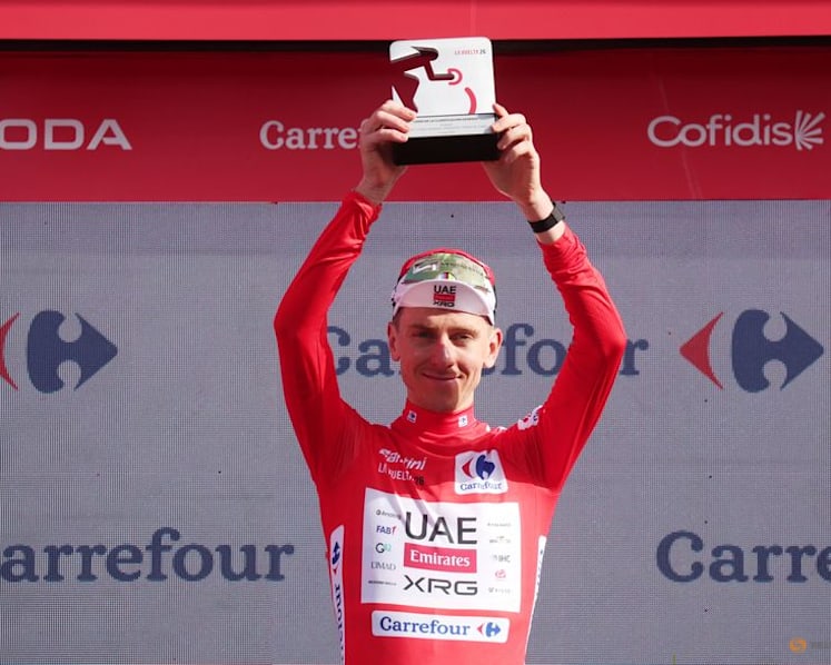Norway's Leknessund solos to Vuelta stage-seven win, Pogacar extends lead