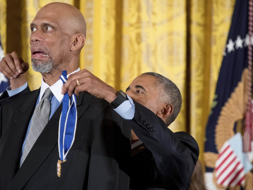 Top US civilian honour goes to 21 artists, atheletes and others