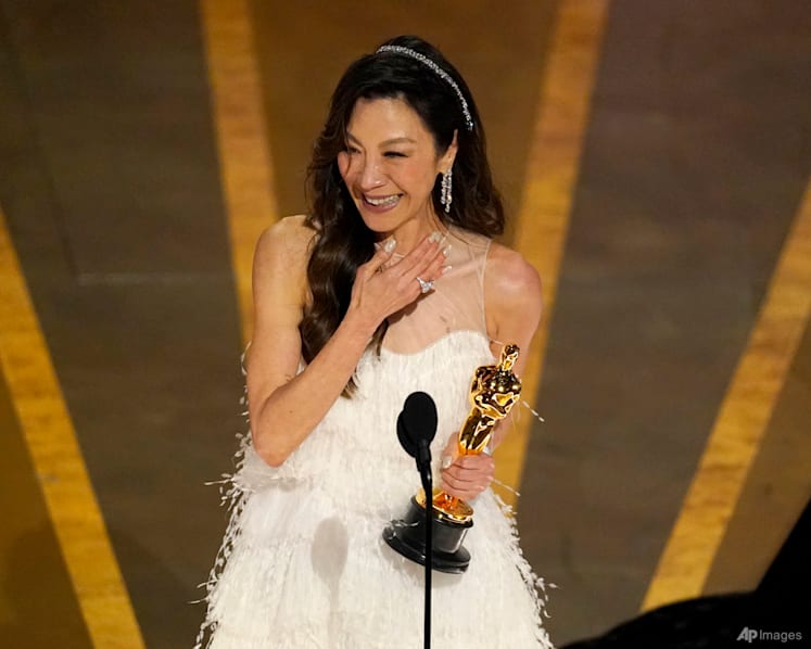 Michelle Yeoh makes history as first Asian to win Best Actress Oscar