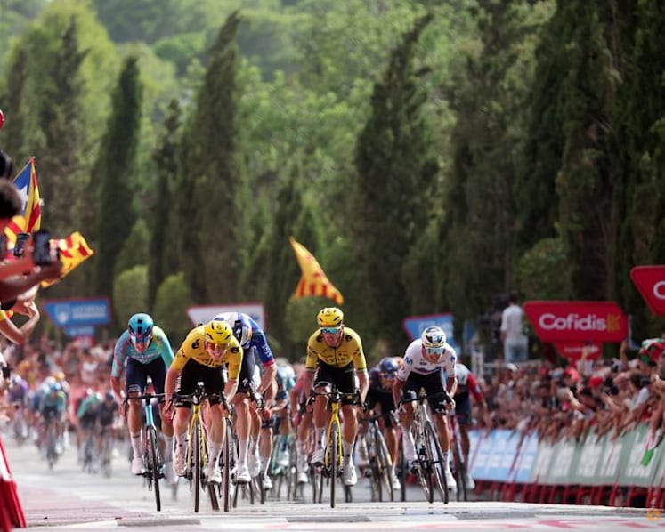 Briton Brennan takes second Vuelta stage win, Pogacar in control
