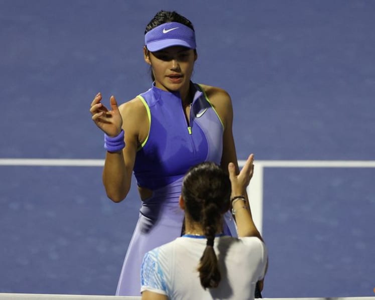 Ruzic grabs Dubai spotlight as lucky loser shocks Raducanu