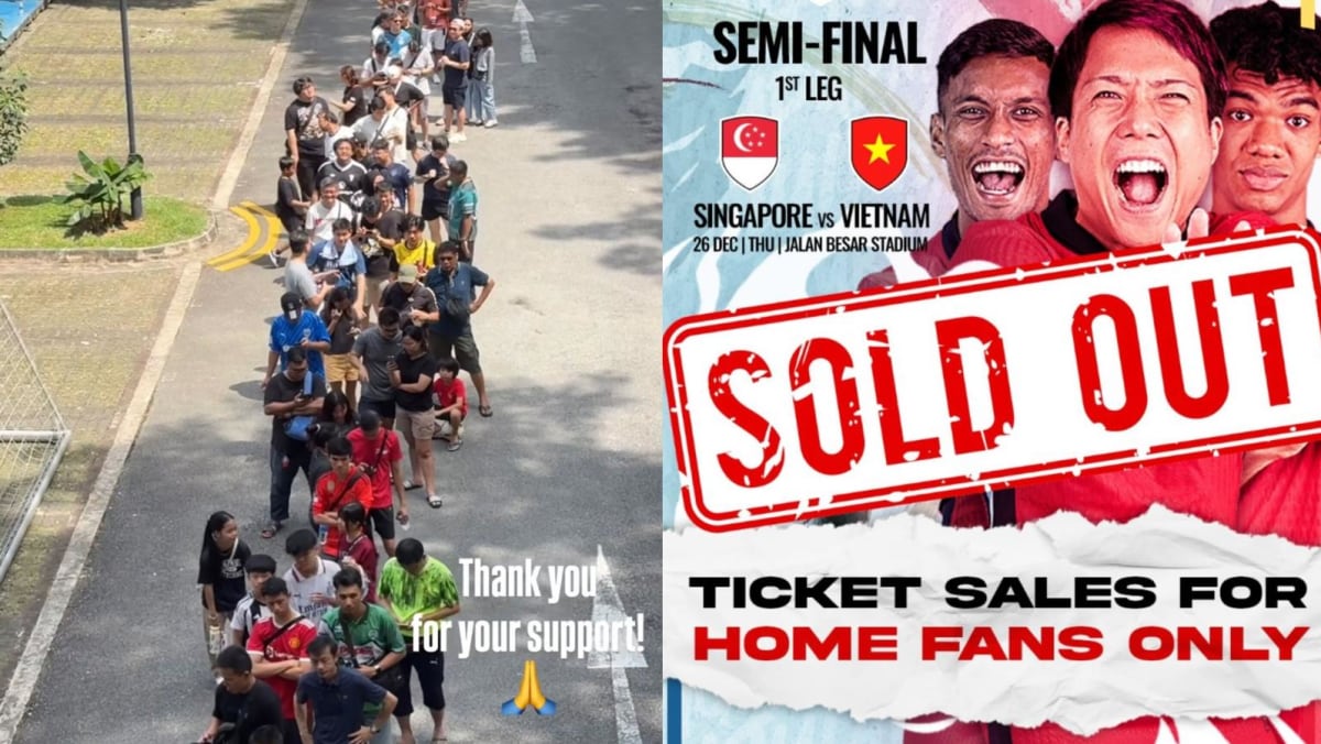 Tickets for Singapore-Vietnam ASEAN Championship semis sold out, FAS cautions against resellers