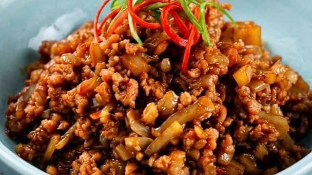 食谱：榨菜炒肉末
