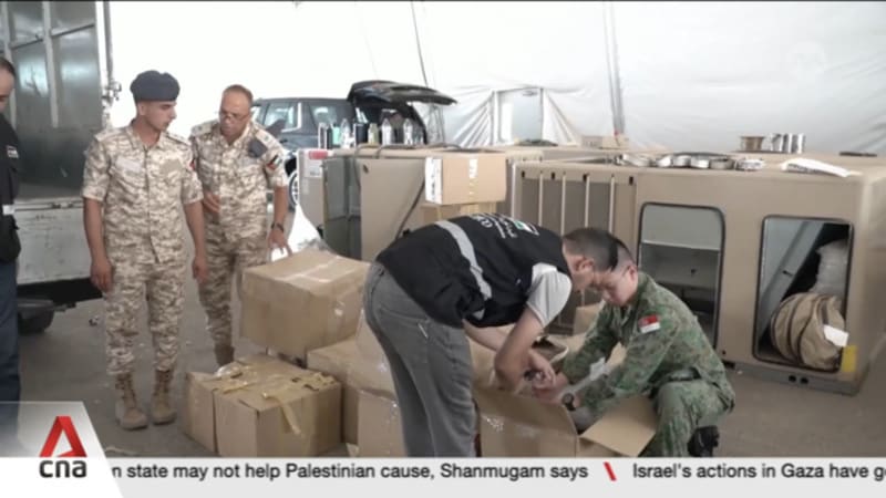 Gaza airdrop operation experience humbling and fulfilling, say SAF personnel 