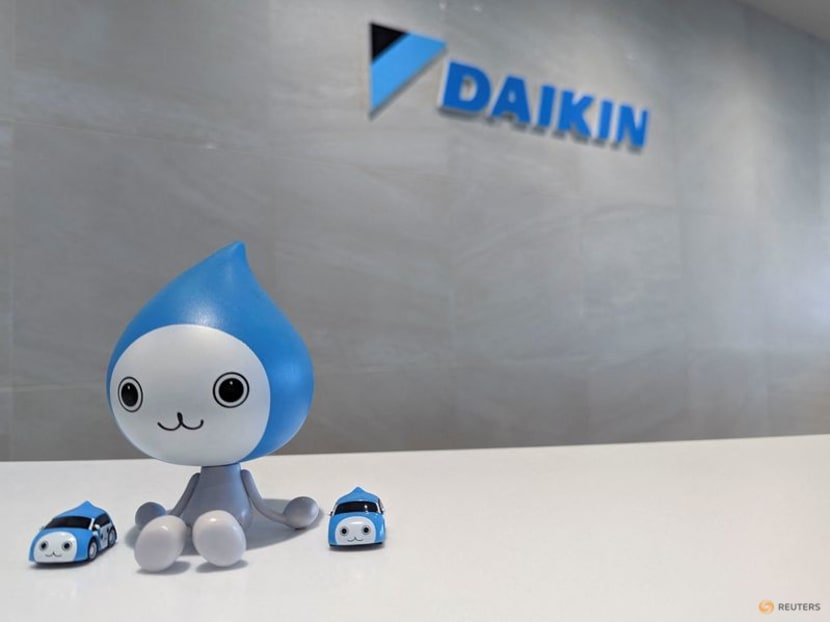 FILE PHOTO: The mascot of Daikin Industries is pictured at Daikin's office in Tokyo, Japan, November 30, 2023. REUTERS/Sam Nussey
