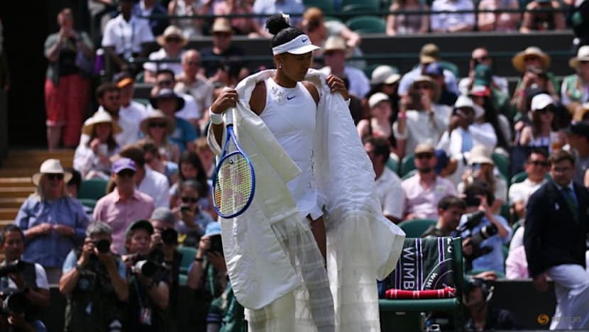 Flair, fire and fight as Osaka beats Kasatkina to make Wimbledon last 16