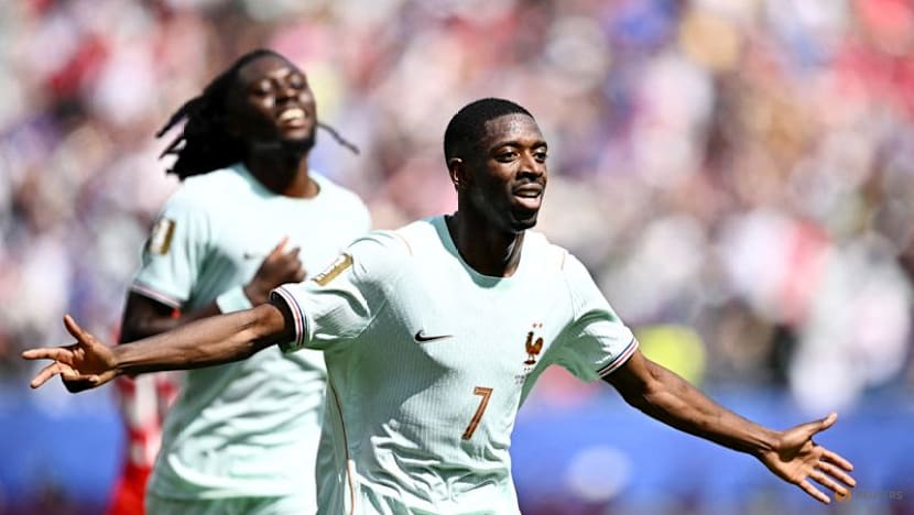 Dembele's quick-fire treble powers France to 4-1 win over second-string Norway