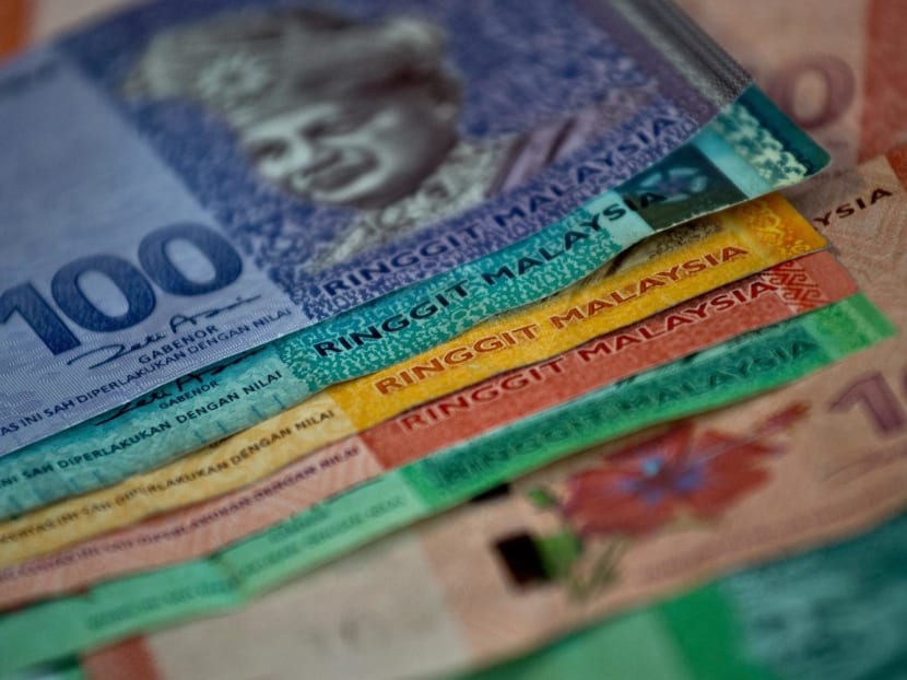 A photo showing Malaysian ringgit currency notes.