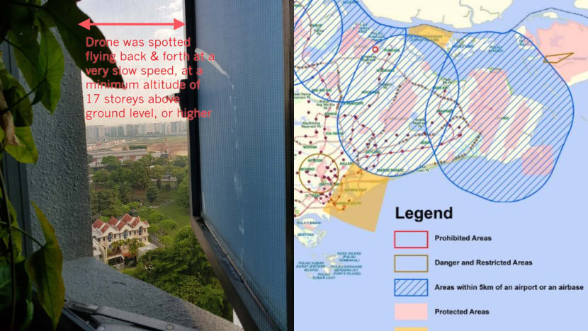 Woman sees drone outside her 17th floor toilet window in Pasir Ris; police investigating