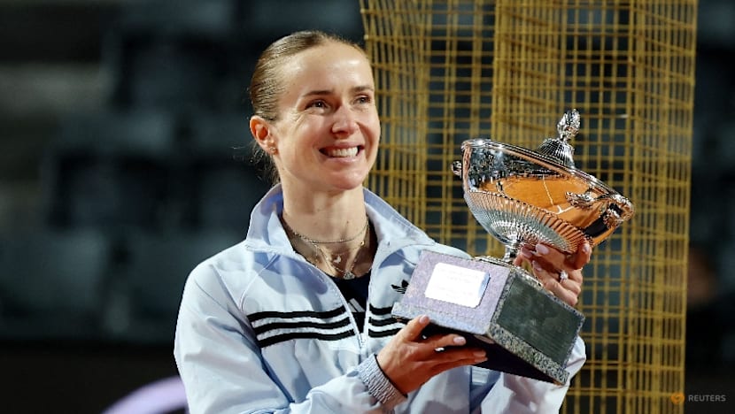 Svitolina fights off Gauff to win third Italian Open title