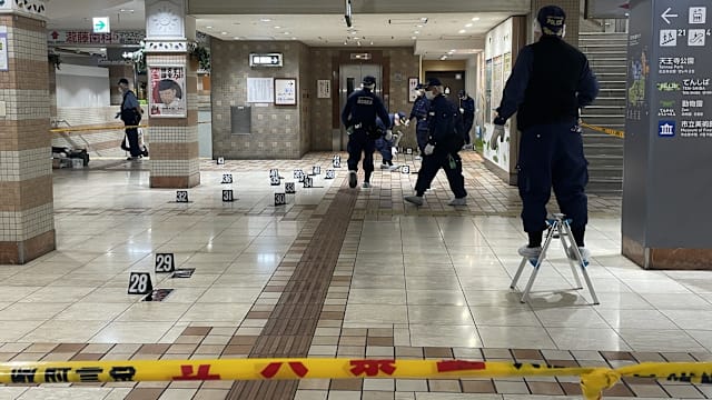 大阪地下商场发生持刀抢劫 外籍女子遭刺伤抢包