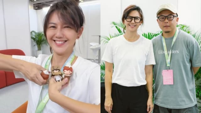 天后化身潮玩迷　孙燕姿对Hirono公仔爱不释手